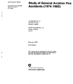 Study of General Aviation Fire Accidents 19741983
