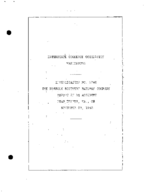 Interstate Commerce Commision Report of the Accident  Investigation Occuring on the NORFOLK SOUTHERN RAILWAY DENNYS VA