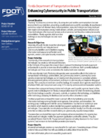 Enhancing Cybersecurity in Public Transportation Summary