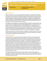 Measurement and Modeling of Broadband MillimeterWave Signal Propagation Between Intelligent Vehicles Research Brief