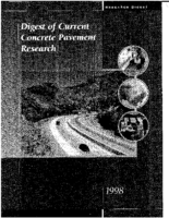 Digest of Current Concrete Pavement Research