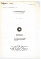 Engine Performance Test of the Honda CVCC