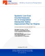 Systemic LowCost Countermeasures for an Unsignalized Intersection Safety Improvement Plan for Virginia