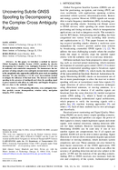 Uncovering Subtle GNSS Spoofing by Decomposing the Complex Cross Ambiguity Function