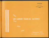 Air Carrier Financial Statistics 3rd Quarter 1972