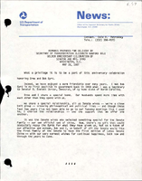 Remarks Prepared for Delivery by Secretary of Transportation Elizabeth Hanford Dole Golden Anniversary Celebration of Senator and Mrs Byrd