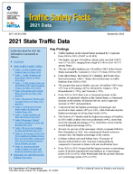 Traffic Safety Facts 2021 Data 2021 State Traffic Data