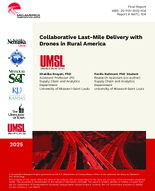 Collaborative LastMile Delivery with Drones in Rural America