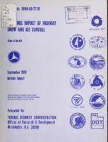 Economic impact of highway snow and ice control  final report