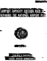 AC 15050601A Airport Capacity Criteria Used in Preparing the National Airport Plan