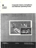 Corporate culture compliance and railroad operating rules