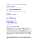 Forecasting the Clearance Time of Freeway Accidents