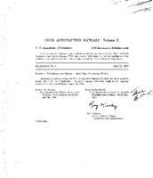 CAM 3 Supplement No 8  CAM 14 Dated May 1957 Second Edition