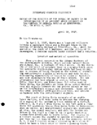 Interstate Commerce Commission Report of the Accident  Investigation Occurring on the CENTRAL OF GEORGIA RAILWAY ECHECONNEE GA