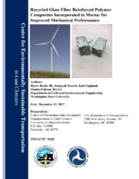 Recycled Glass Fiber Reinforced Polymer Composites Incorporated in Mortar for Improved Mechanical Performance