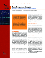 Timefrequency analysis  mathematical analysis of the empirical mode decomposition