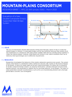 Evaluation of a New DoubleComposite SimplySupported Steel Bridge System Research Brief