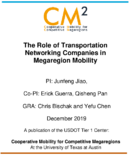 The Role of Transportation Networking Companies in Megaregion Mobility