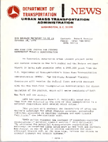 Department of Transportation News Urban Mass Transportation Administration UMTA 76114