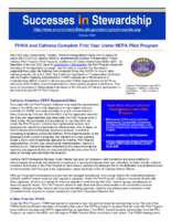 Successes in Stewardship  FHWA and Caltrans Complete First Year Under NEPA Pilot Program