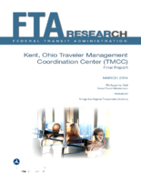 Kent Ohio Traveler Management Coordination Center TMCC Project Final Report