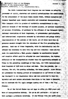 Talk at the Plenary Session of the 6th International Road Congress