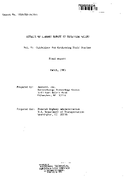 Effects of Highway Runoff on Receiving Waters Volume V Guidelines for Conducting Field Studies