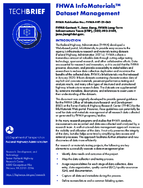 FHWA InfoMaterials Dataset Management tech brief