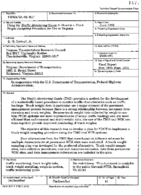 Using the Traffic monitoring guide to develop a truck weight sampling procedure for use in Virginia  final report
