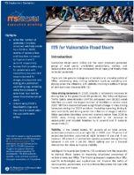 ITS Deployment Evaluation Executive Briefing ITS for Vulnerable Road Users