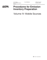 Procedures for Emission Inventory Preparation Volume IV Mobile Sources