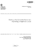 Blowup of a Concrete Pavement Adjoining a Rigid Structure