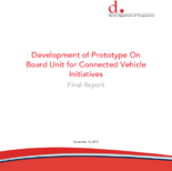 Development of Prototype On Board Unit for Connected Vehicle Initiatives