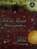 Federal Transit Administration 2011 Awards Ceremony