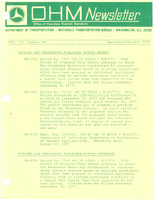 Office of Hazardous Materials Operations Newsletter SeptemberOctober 1977