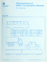 Characteristics of Urban Transportation Demand An Update Revised Edition