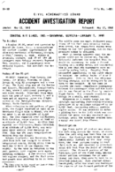 Investigation of Aircraft Accident COASTAL AIR LINES SAVANNAH GEORGIA 19480107