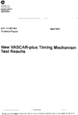 New VASCARplus timing mechanism test results