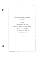 Interstate Commerce Commision Report of the Accident  Investigation Occuring on the CARBON COUNTY RAILWAY COLUMBIA UTAH