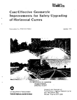 CostEffective Geometric Improvements for Safety Upgrading of Horizontal Curves