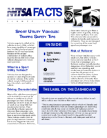 Sport Utility Vehicles Traffic Safety Tips