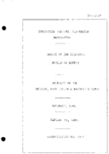 Interstate Commerce Commision Report of the Accident  Investigation Occuring on the CHICAGO ROCK ISLAND AND PACIFIC RAILWAY WATERLOO IA