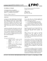 Investigation of Cracks in Cylindrical SpunCast Concrete Piles In a Marine Environment Technical Summary