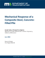 Mechanical Response of a Composite Steel ConcreteFilled Pile