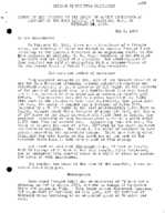 Interstate Commerce Commision Report of the Accident  Investigation Occuring on the ERIE RAILROAD GARFIELD NJ