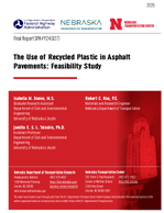 The Use of Recycled Plastic in Asphalt Pavements Feasibility Study