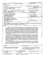 Effective Noise Barrier Solutions for TxDOT A FirstYear Progress Report