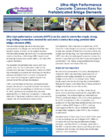 UltraHigh Performance Concrete Connections for Prefabricated Bridge Elements