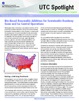 BioBased Renewable Additives for Sustainable Roadway Snow and Ice Control Operations