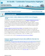 Air Quality  Sustainable Transportation Highlights JanuaryFebruary 2022